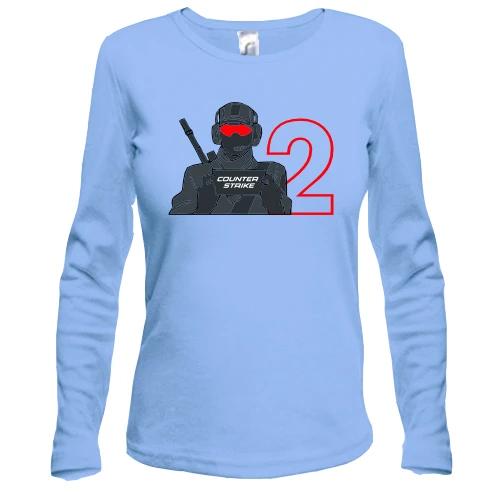 Жіночий лонгслів Counter Strike 2 (Unit)