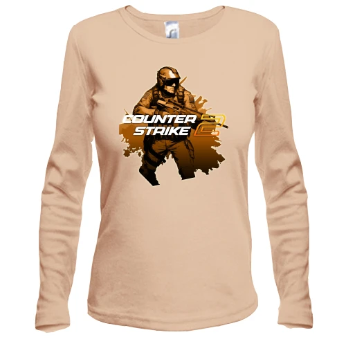 Жіночий лонгслів Counter Strike АРТ