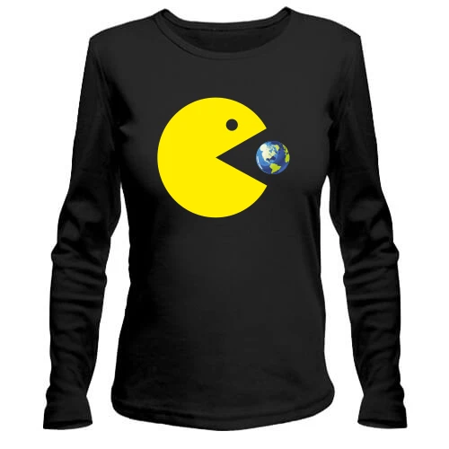 Жіночий лонгслів Pacman