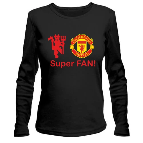 Женский лонгслив Manchester SuperFAN