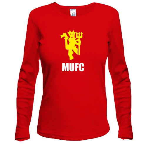 Женский лонгслив MU FC devil 2