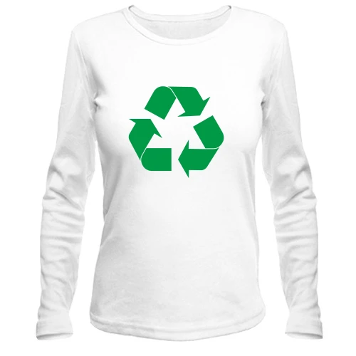 Женский лонгслив Recycle