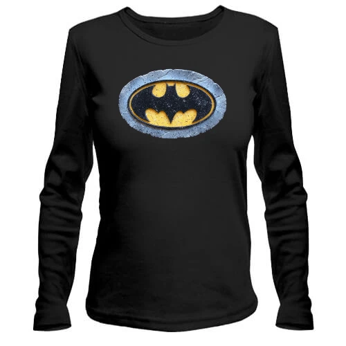 Женский лонгслив каменный Batman
