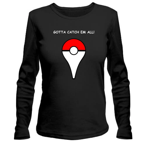 Женский лонгслив Gotta catch em all