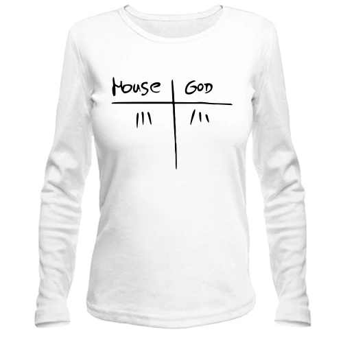 Женский лонгслив House VS God