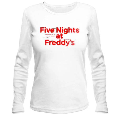 Женский лонгслив Five Nights at Freddy’s BL logo