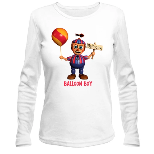 Женский лонгслив Five Nights at Freddy’s (Balloon Boy)