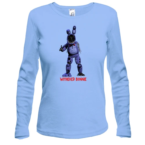 Женский лонгслив Five Nights at Freddy’s (withered bonnie)
