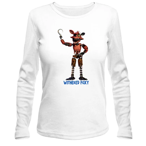 Женский лонгслив Five Nights at Freddy’s (withered foxy)