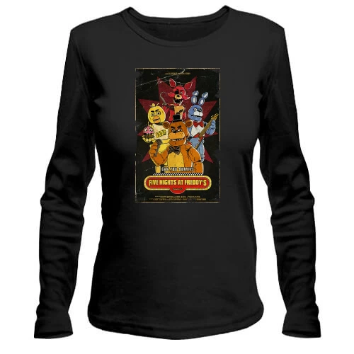 Женский лонгслив FNAF Poster
