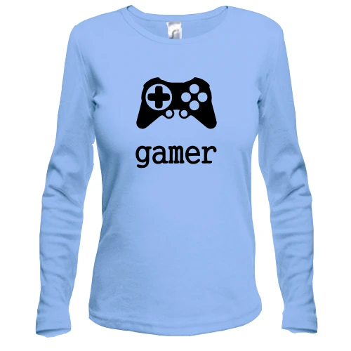 Жіночий лонгслів Gamer з джойстиком