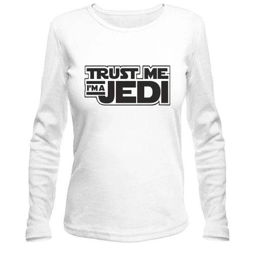 Женский лонгслив, Белый, I m Jedi