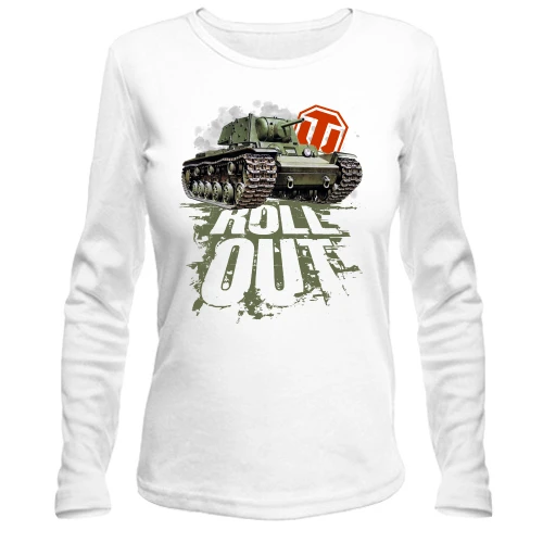 Женский лонгслив WOT - Roll out