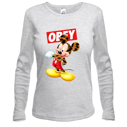 Жіночий лонгслів Обей Міккі