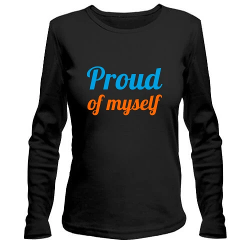 Жіночий лонгслів Proud of myself