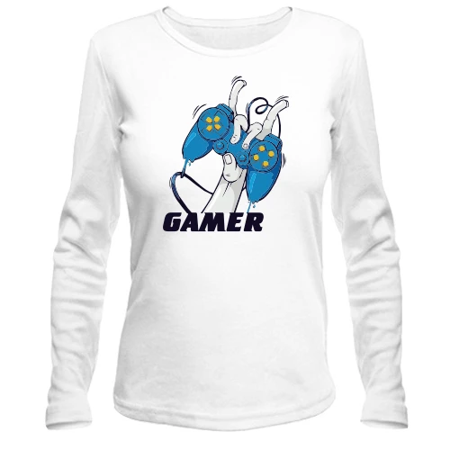 Жіночий лонгслів Gamer з джойстиком (2)