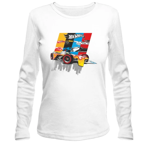 Жіночий лонгслів з логотипом Hot Wheels