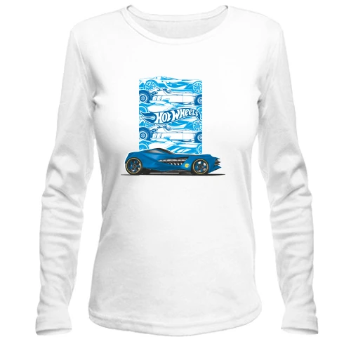 Жіночий лонгслів з машинкою Hot Wheels