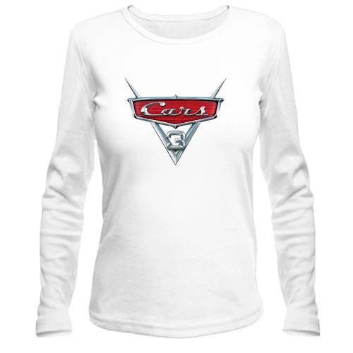 Жіночий лонгслів, Синій, з логотипом Тачки 3 (Cars 3)