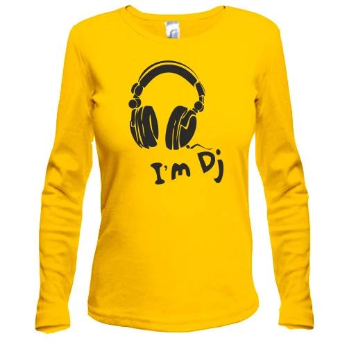 Женский лонгслив Im Dj