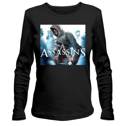 Женский лонгслив, Черный, Ассасин