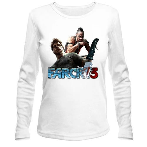 Женский лонгслив, Белый, Far Cry 3