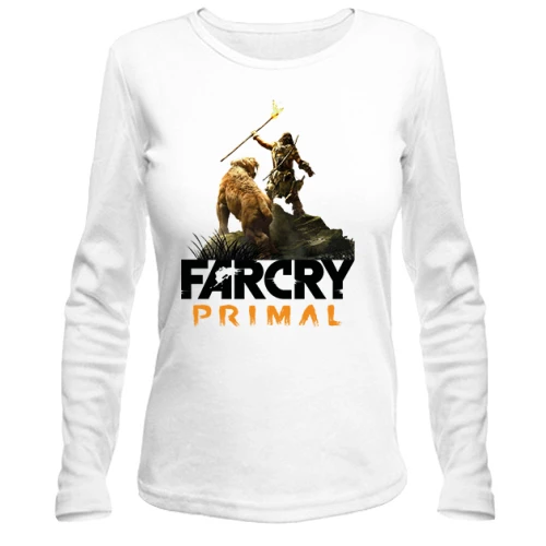 Женский лонгслив, белый, Far Cry Primal