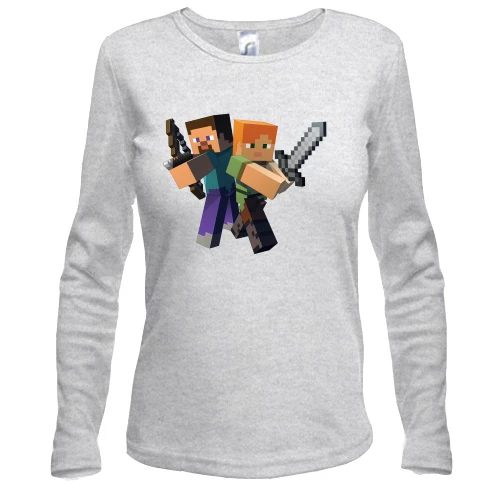Жіночий лонгслів Minecraft (Персонажі)