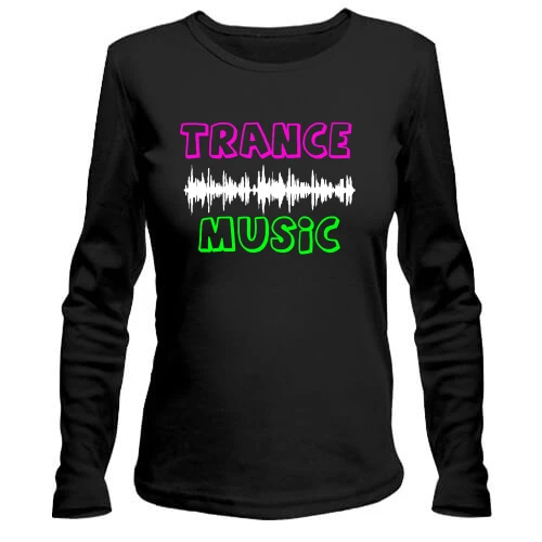 Женский лонгслив Trance music