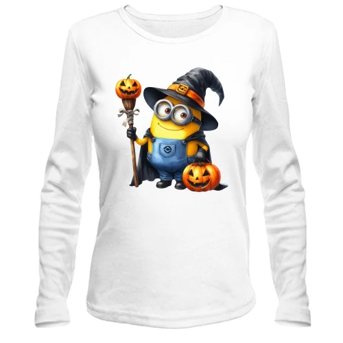 Женский лонгслив Halloween Миньон