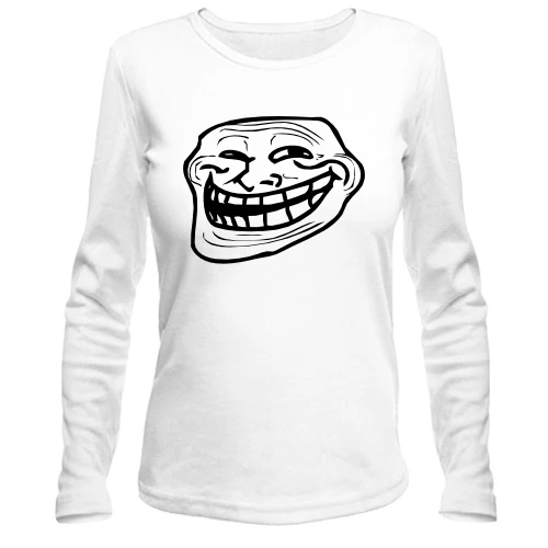 Жіночий лонгслів Trollface