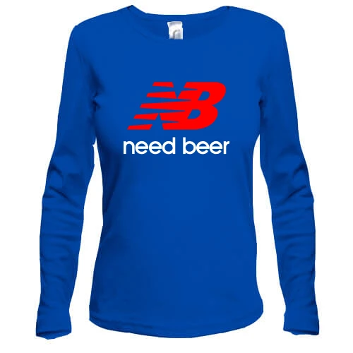 Женский лонгслив NB - Need Beer