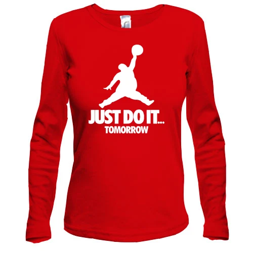 Женский лонгслив Just do it.. Tomorrow