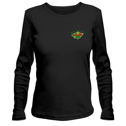 Женский лонгслив с вышитой эмблемой Minnesota Wild