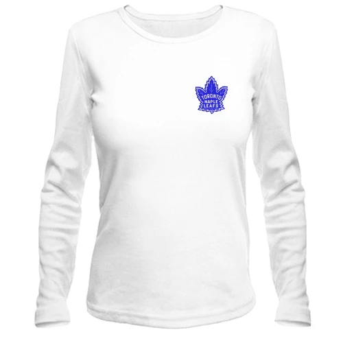 Женский лонгслив с вышитой эмблемой Toronto Maple Leafs