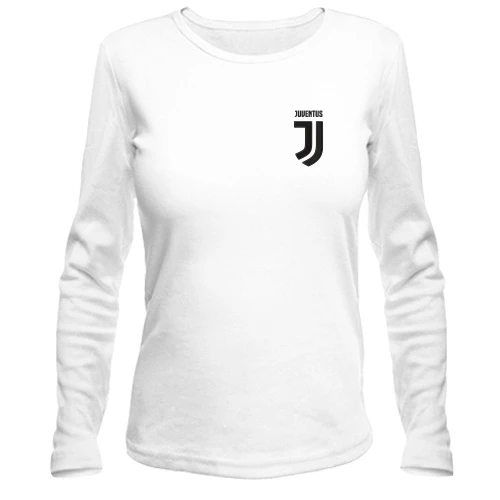 Женский лонгслив с вышитой эмблемой Juventus