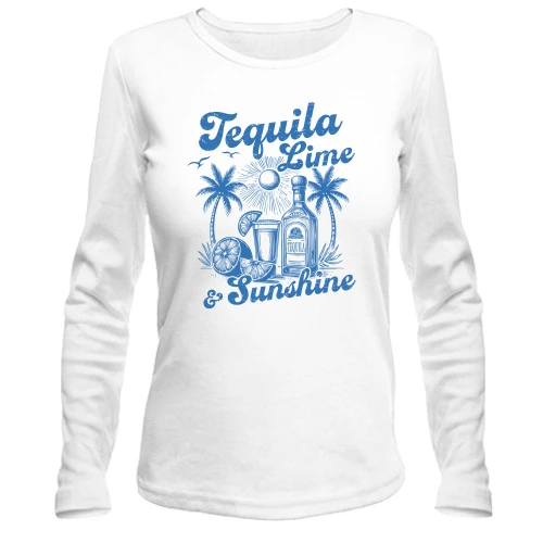 Женский лонгслив Tequila, Lime and Sunshine