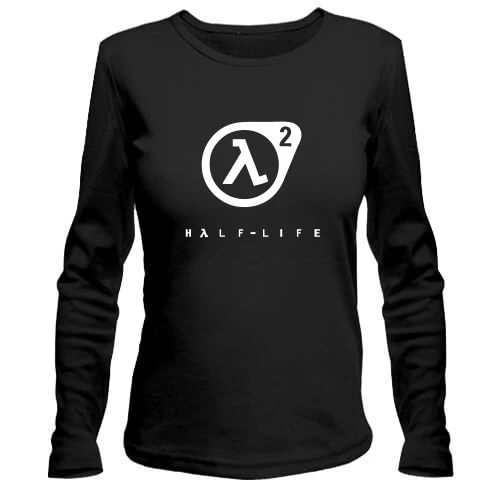 Женский лонгслив, Черный, Half Life 2