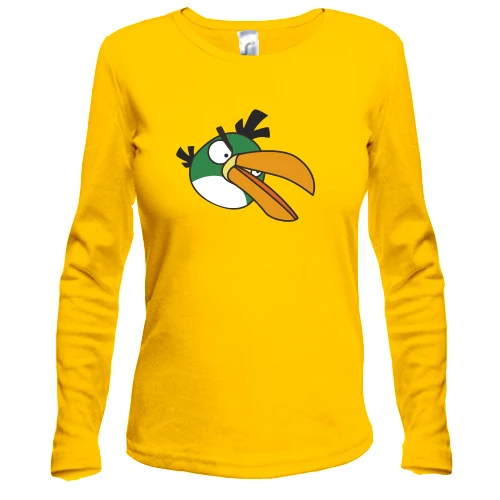 Женский лонгслив Green bird