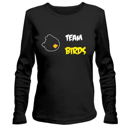 Женский лонгслив Team birds