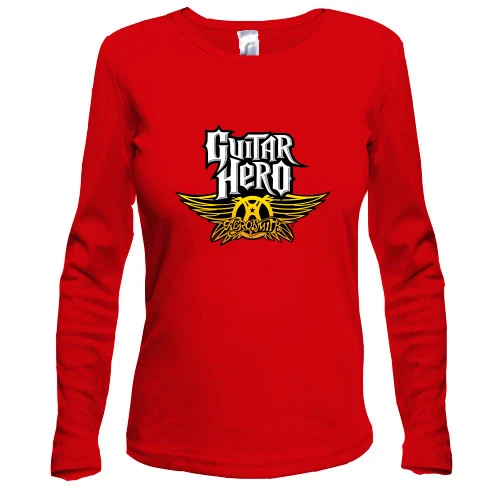Женский лонгслив Aerosmith Guitar Hero