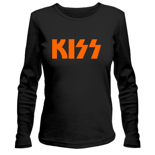 Жіночий лонгслів, Чорний, KISS