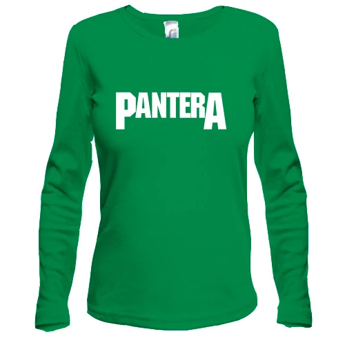 Женский лонгслив, Черный, Pantera