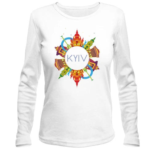 Жіночий лонгслів Kyiv Color Art