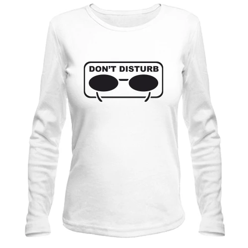 Женский лонгслив Dont disturb
