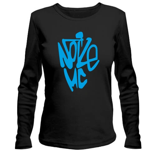 Жіночий лонгслів, Чорний, Noize MC 3