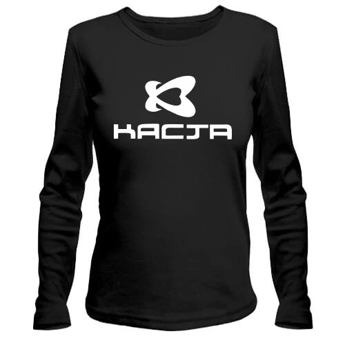 Женский лонгслив, Черный, Каста
