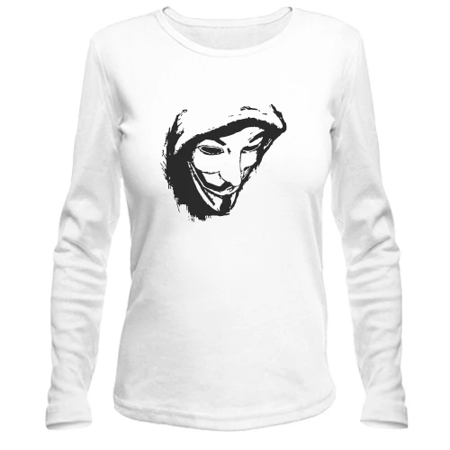 Женский лонгслив Anonymous (Анонимус)