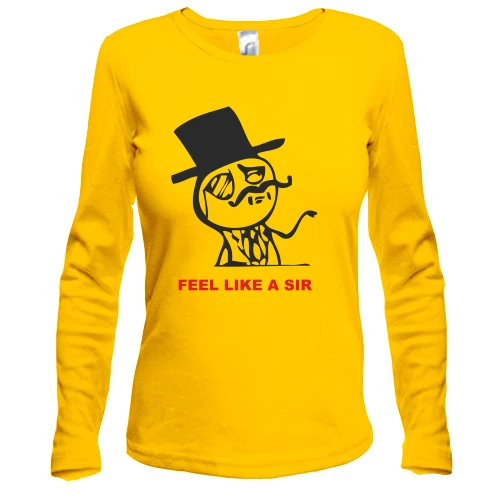 Женский лонгслив Feel Like a Sir 2