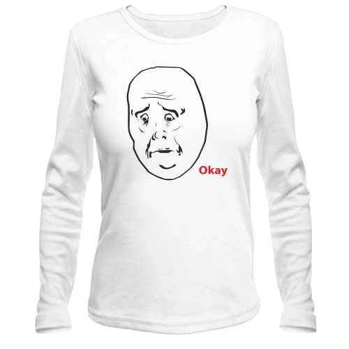 Женский лонгслив Okay Guy 2